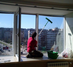 Мытье окон в однокомнатной квартире Азов